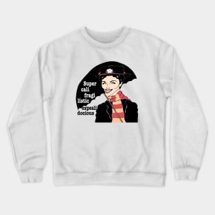 Mary Poppins Julie Andrews fan art Crewneck Sweatshirt